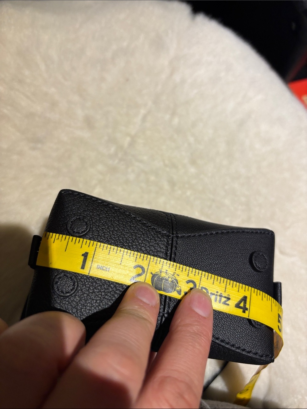 Tiffani and Co black leather mini bag removable strap - cutest designer bag- New - Picture 13 of 16